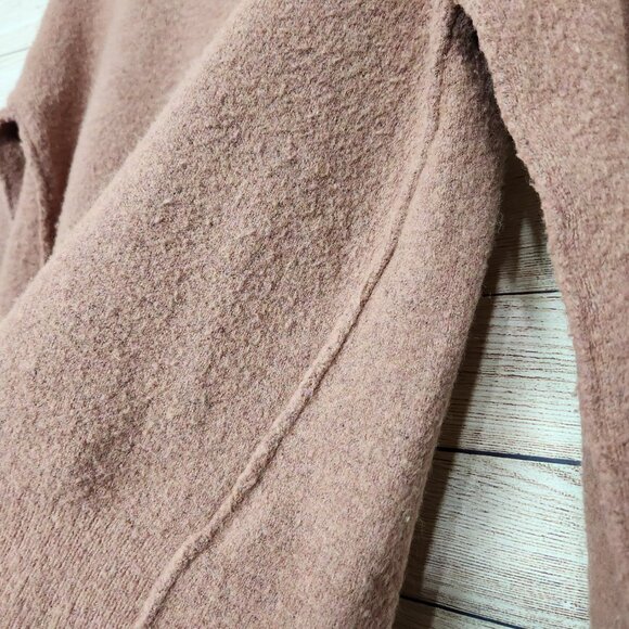 Madewell Women's Small Wool Blend Round Neck Wide Sleeve Oversized Sweater - Picture 8 of 14